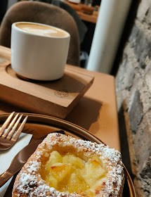 Apple Danish & Flat White